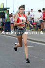 Womens under-17s 2021 Northern 6 and 4 Stage and Young Athletes Road Relays, Redcar. Photo: David T. Hewitson/Sports for All Pics